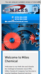 Mobile Screenshot of mileschemical.com